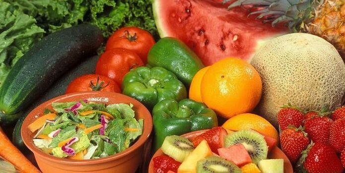 buah-buahan dan sayur-sayuran untuk gout