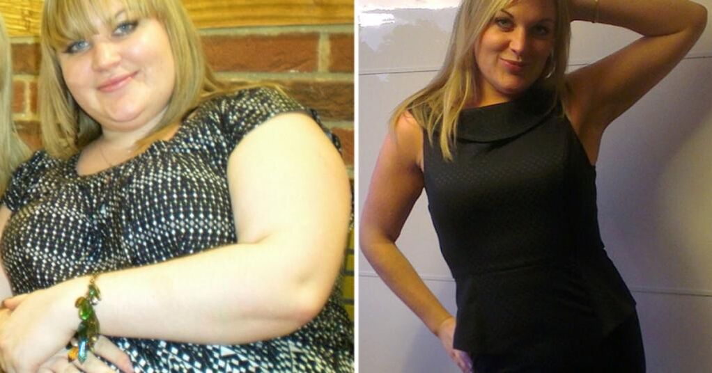 sebelum dan selepas gambar diet malas